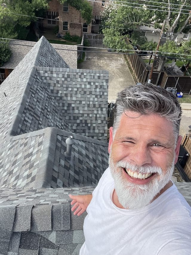 Texas Accent Roofing crew on a local roofing job